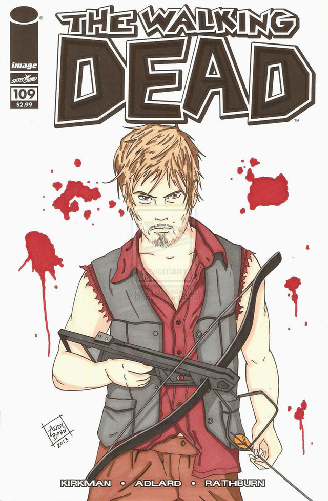 Fanart - Daryl Dixon The Walking Dead Quadrinhos