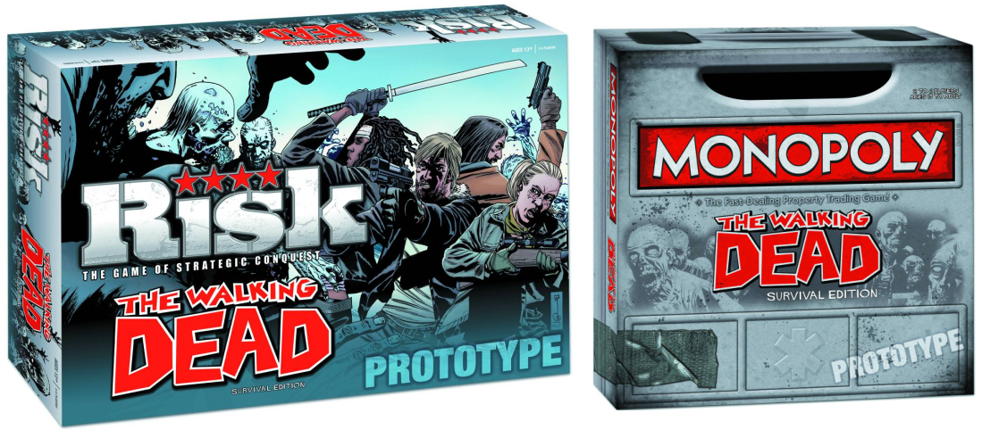 Skybound anuncia a versão “The Walking Dead” para os jogos “Risk” e “Monopoly”