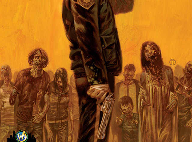 Capa alternativa da Edição 1 da HQ de The Walking Dead exclusiva da Wizard World Philadephia