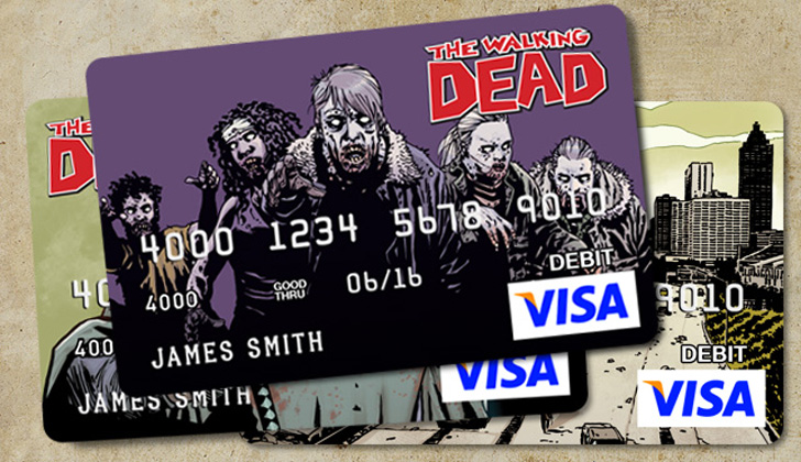 Cartões de crédito de The Walking Dead