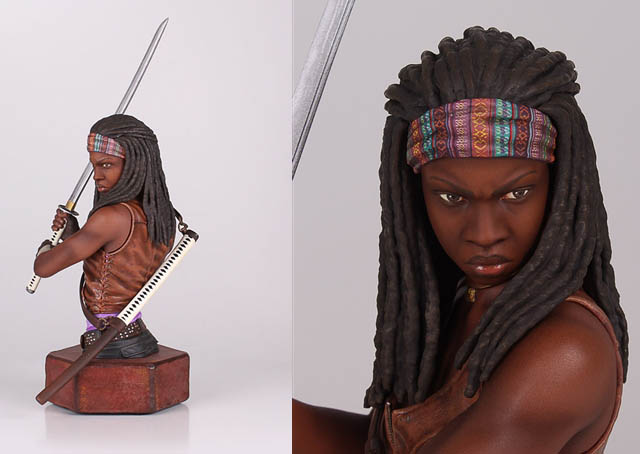 Mini busto de Michonne exclusivo da Comic-Con 2013