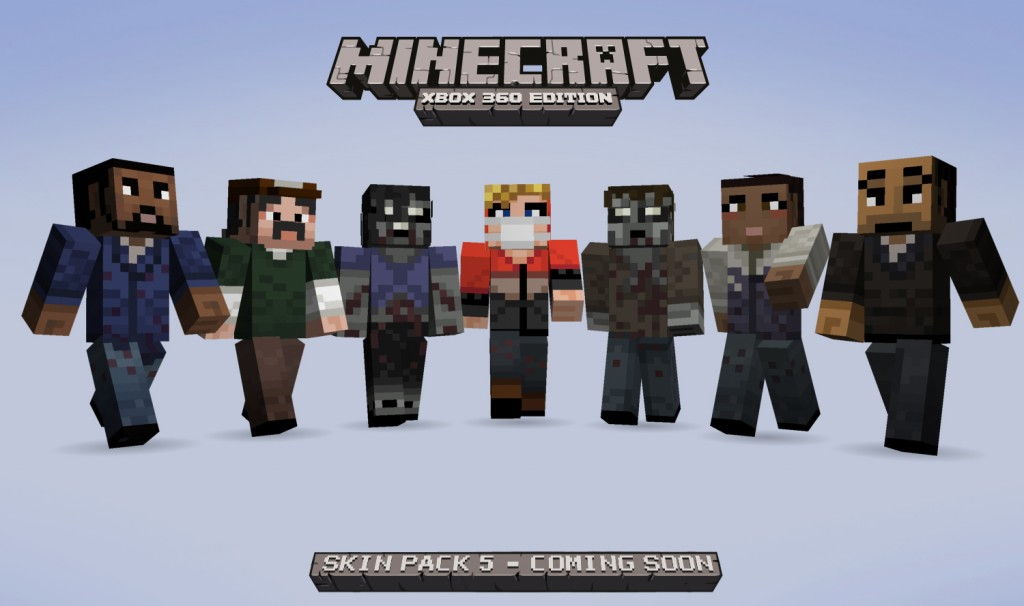 Personagens de The Walking Dead chegam ao ‘Minecraft’