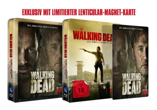Confira os Blu-rays especiais da terceira temporada de The Walking Dead, que serão lançados na Alemanha e na Espanha