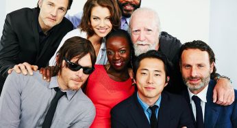 Elenco de The Walking Dead no barco da TV Guide na Comic Con 2013