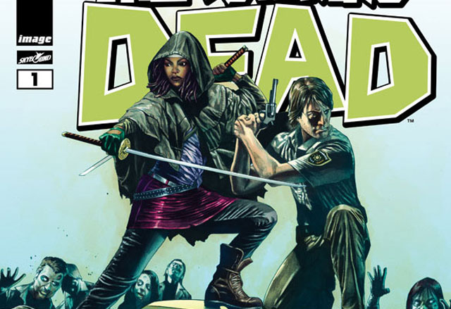 Capa alternativa da Edição 1 da HQ de The Walking Dead exclusiva da Wizard World Nashville