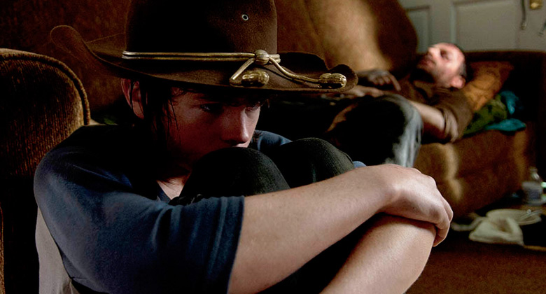 Será que Carl sobreviverá a 4ª temporada de The Walking Dead?