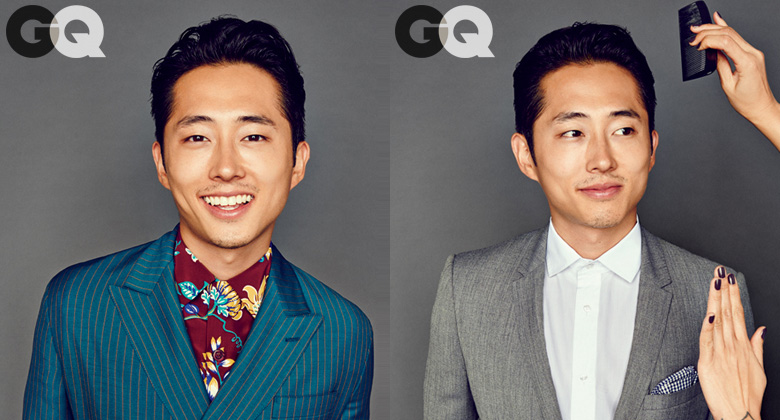 Novo photoshoot de Steven Yeun para a GQ Fashion