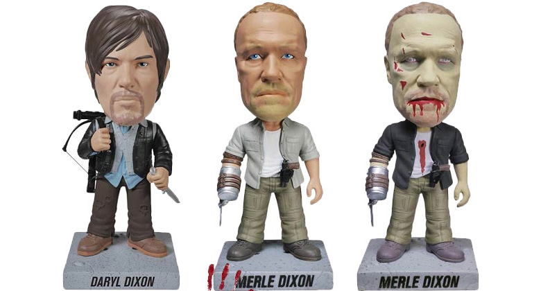 Novos bonecos Bobble Heads de The Walking Dead: Daryl e Merle Dixon