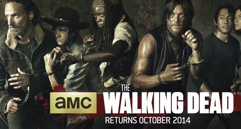 Banner da 5ª temporada de The Walking Dead para a Comic Con 2014