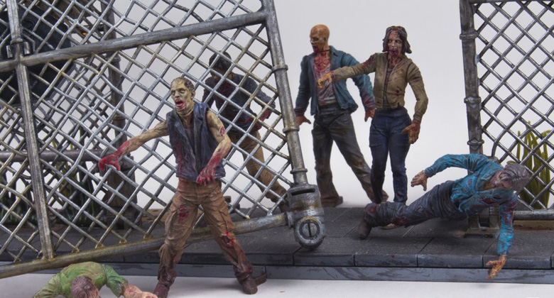 McFarlane Toys anuncia cenários montáveis e figuras de The Walking Dead