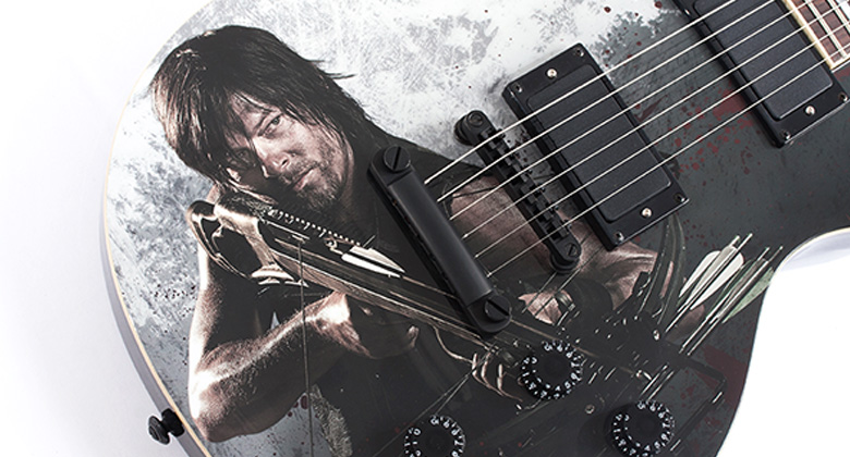 Reveladas as guitarras elétricas inspiradas na série de Tv de The Walking Dead