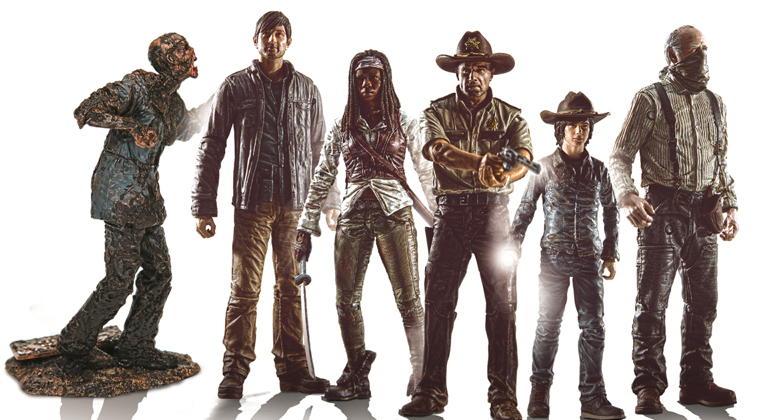 Vote no seu personagem favorito para a série 9 de action figures de The Walking Dead