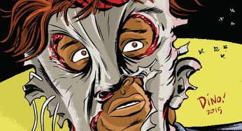 Capa alternativa da Edição 1 da HQ de The Walking Dead exclusiva da Wizard World Raleigh 2015