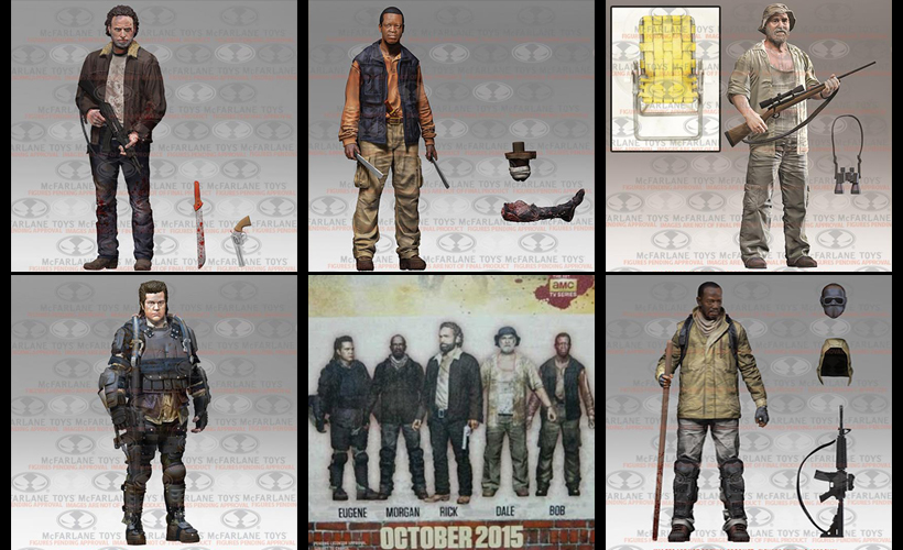 The Walking Dead Action Figures Série 8 (TV): Fotos e informações