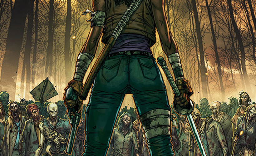 Capa alternativa da Edição 1 da HQ de The Walking Dead exclusiva da Wizard World Reno 2015