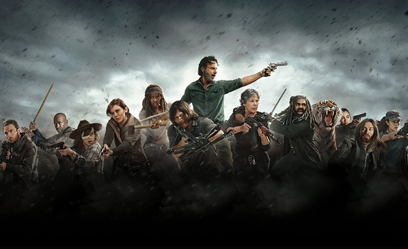 Novo pôster da 8ª temporada The Walking Dead mostra os personagens preparados para a Guerra Total