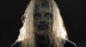 Vídeo assustador mostra Alpha costurando sua máscara zumbi em The Walking Dead