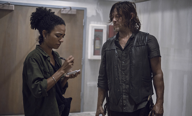 Lauren Ridloff, a Connie de The Walking Dead, fala sobre possível romance entre sua personagem e Daryl