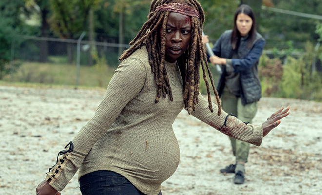 Assista à chocante cena de trauma de Michonne no episódio desta semana de The Walking Dead