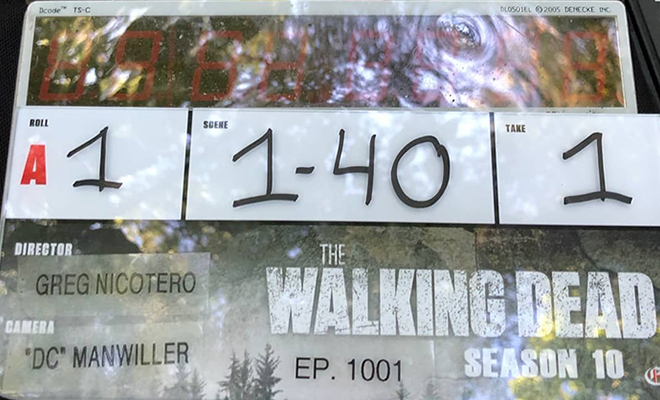 Iniciada as filmagens da 10ª temporada de The Walking Dead