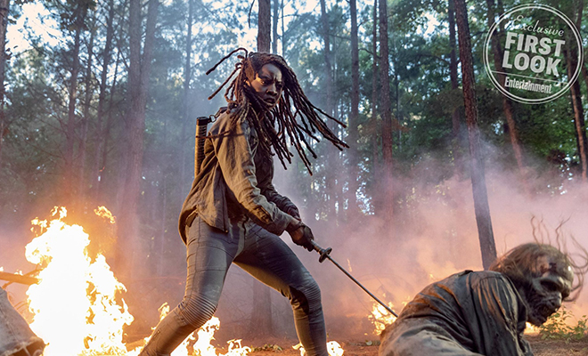 Michonne é destaque na primeira foto da 10ª temporada de The Walking Dead