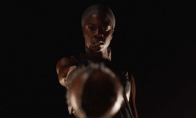 Por que Michonne estava segurando Lucille no trailer da 10ª temporada de The Walking Dead?