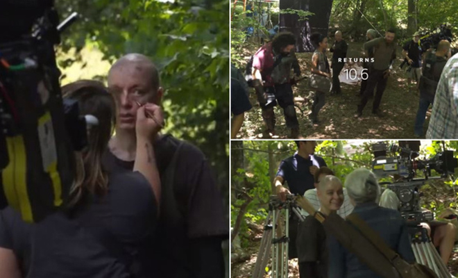 Vídeo dos bastidores mostra Carol e Alpha interagindo na 10ª Temporada de The Walking Dead
