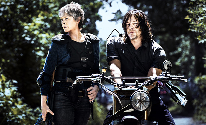 Daryl e Carol terão muitas cenas juntos na 10ª temporada de The Walking Dead
