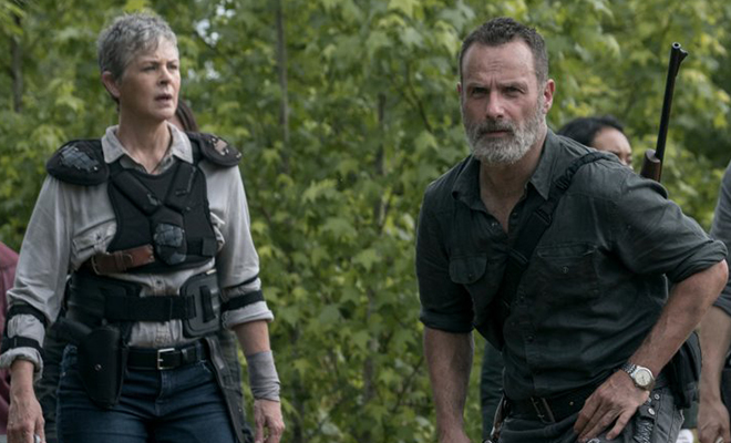 Rick e Carol falam sobre seus amores e a vida de Negan em cena deletada da 9ª temporada de The Walking Dead