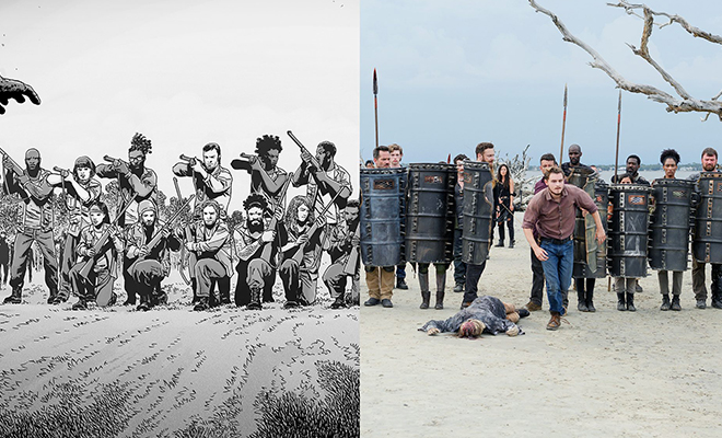 Comparação SÉRIE vs HQ: The Walking Dead S10E01 – “Lines We Cross”