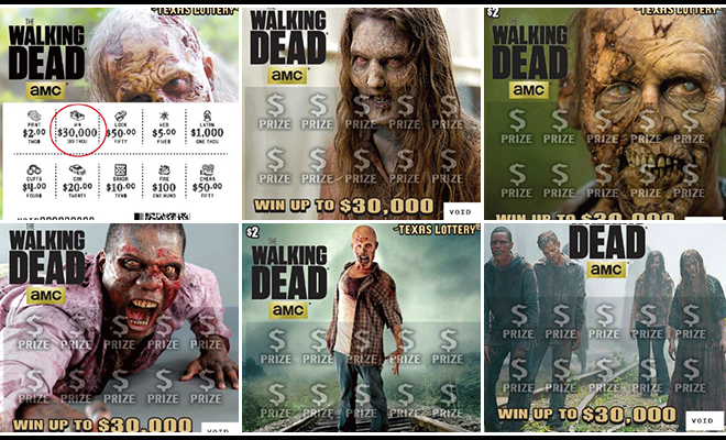 Por algum motivo, The Walking Dead já foi forte parceiro de loterias