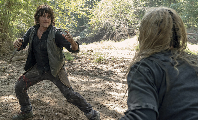 Norman Reedus dá detalhes sobre o confronto sangrento com Alpha em The Walking Dead