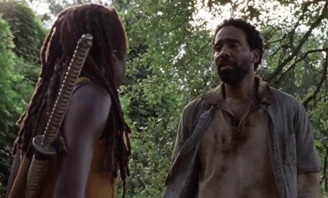 Virgil precisa da ajuda de Michonne em cena do próximo episódio de The Walking Dead