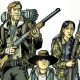 Rick, Lori e Carl juntos e armados na capa da versão colorida da edição 3 da HQ de The Walking Dead