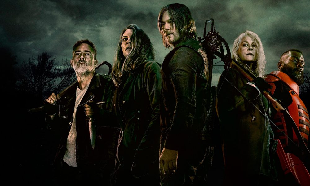 Daryl, Carol, Maggie, Negan e Mercer reunidos na arte de divulgação da 11ª temporada de The Walking Dead