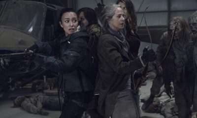 Carol, Rosita, Maggie e Lydia em imagem do episódio de estreia da 11ª e última temporada de The Walking Dead