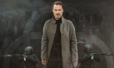 Montagem feito por fã onde vemos Rick Grimes como Major General Beale ao lado de soldados da CRM em The Walking Dead: World Beyond.