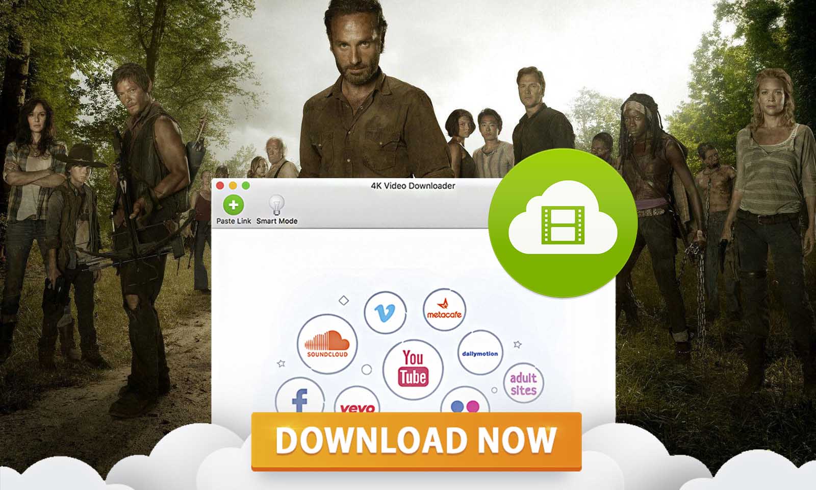 Baixe vídeos de The Walking Dead usando o 4K Video Downloader