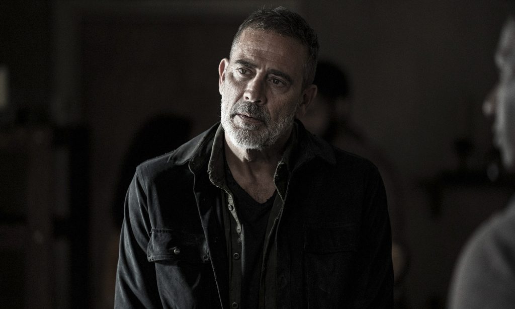 Negan no episódio 14 da 11ª temporada de The Walking Dead.