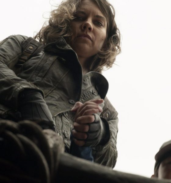 Maggie e Hershel olhando para baixo em cena do episódio 16 da 11ª temporada de The Walking Dead.