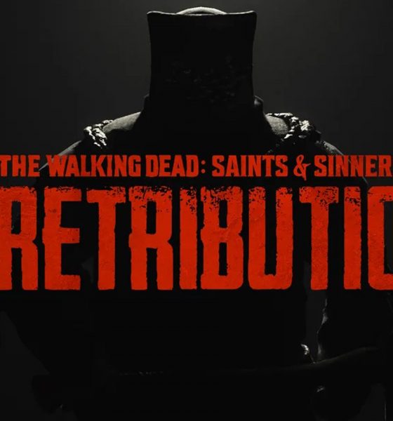 Imagem promocional de The Walking Dead: Saints and Sinners 2 com logo do jogo.