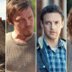 Montagem com imagens de Carol, Daryl, Aaron e Magna em suas primeiras aparições em The Walking Dead.