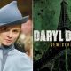 Montagem da atriz Clémence Poésy como Fleur Delacour em Harry Potter e a logo de divulgação do spin-off The Walking Dead: Daryl Dixon.