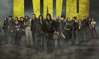 Pôster da última parte da 11ª temporada de The Walking Dead com todos os personagens principais.