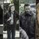 Montagem com os personagens Eugene, Judith, Aaron e Carol em cenas da 11ª temporada de The Walking Dead.