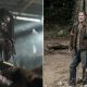 Montagem com as cenas de Rick e Michonne no último episódio de The Walking Dead.