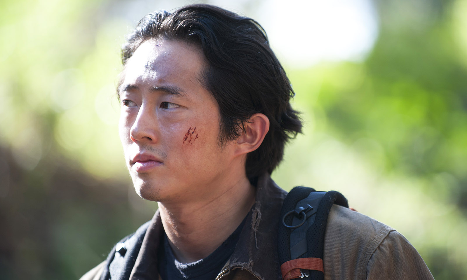 Imagem promocional de Glenn no Episódio 15 da 4ª temporada de The Walking Dead.