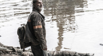 Rick aparece sujo de sangue nos bastidores de The Walking Dead: Rick e Michonne