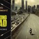 Montagem com arte de The Walking Dead como Iconic Show do Broadcasting + Cable Hall of Fame e pôster da 1ª temporada.