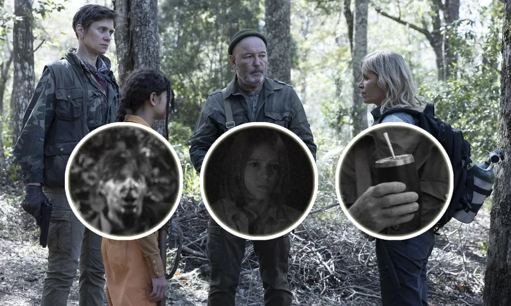 Montagem com curiosidades das cenas do episódio 3 da 8ª temporada de Fear the Walking Dead.